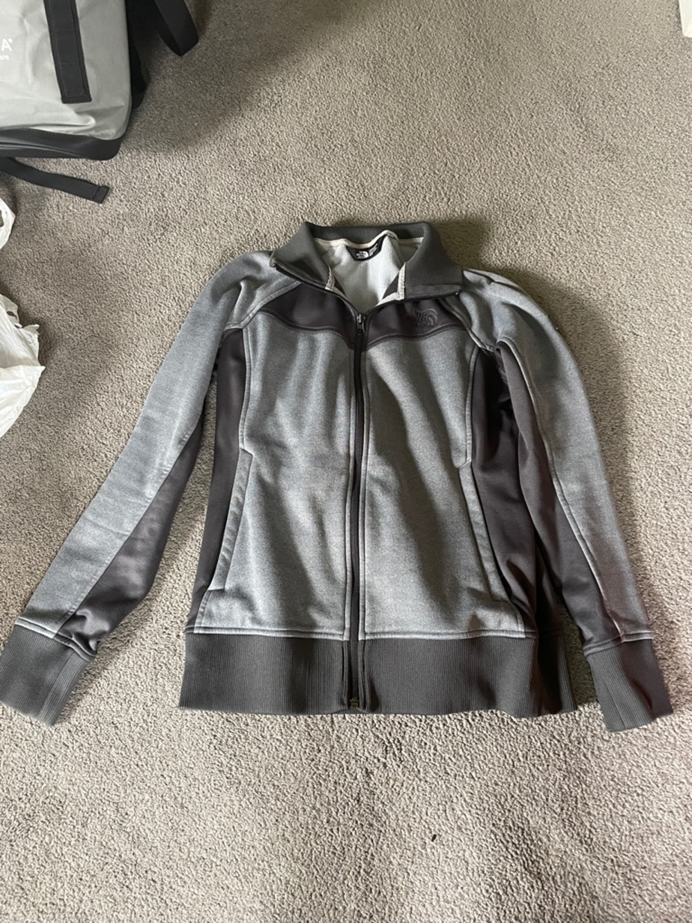 The North Face Two-Tone Gray Full-Zip Jacket